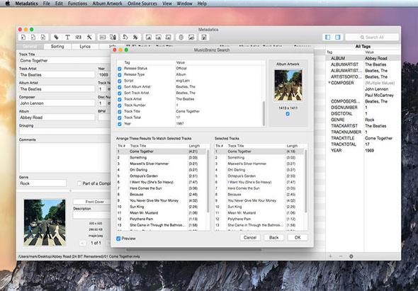 Metadatics 1.6.9 for Mac|Mac版下载 | 音乐元数据编辑