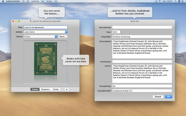 Audiobook Builder 2 2.2.6 for Mac|Mac版下载 | 有声读物制作软件