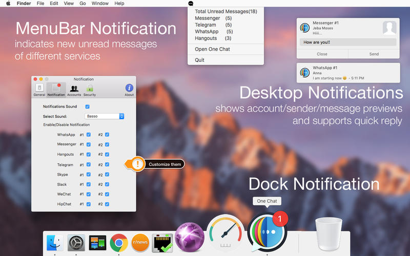 One Chat 4.9.8 for Mac|Mac版下载 | 多合一聊天工具