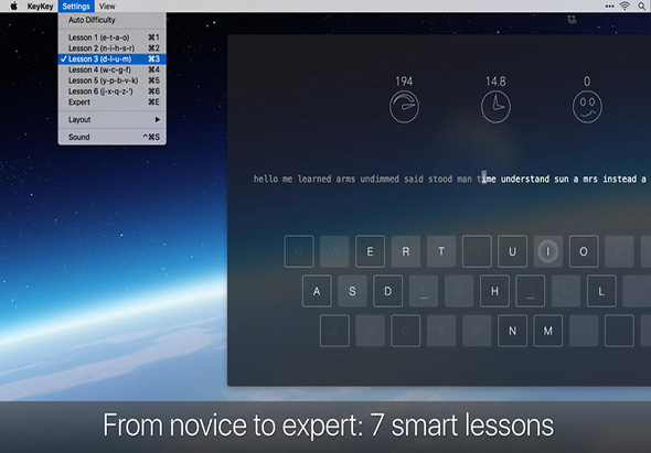 KeyKey - Typing Practice 2.9.5 for Mac|Mac版下载 | 键盘打字练习工具