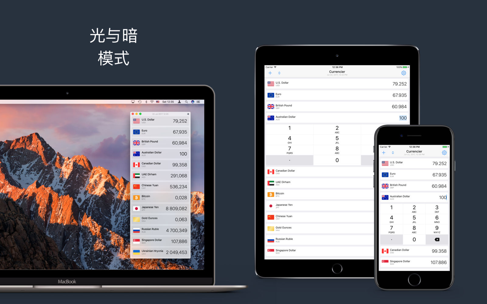 Currencier 2.5.3 for Mac|Mac版下载 | 货币转换器和汇率