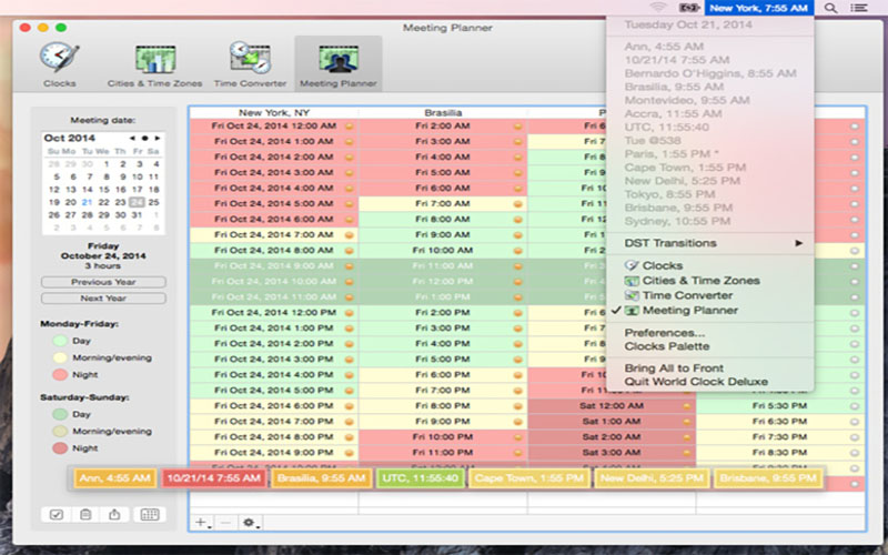 World Clock Deluxe 4.19 for Mac|Mac版下载 | 世界时钟豪华版