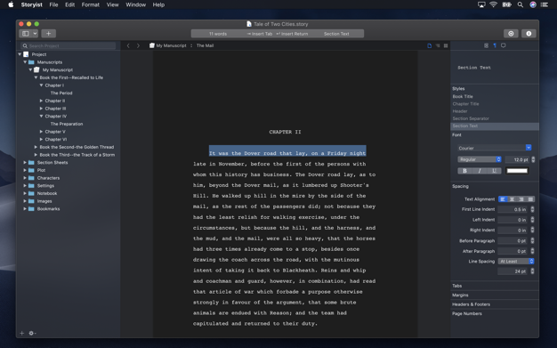 Storyist 4.3 for Mac|Mac版下载 | 写作应用