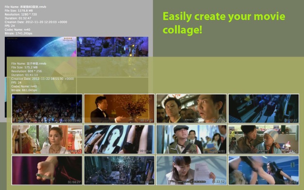 Movie Thumbnails Maker 4.3.2 for Mac|Mac版下载 | 电影收藏管理软件