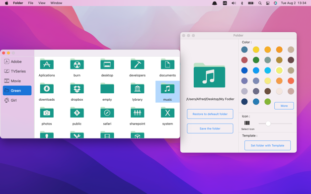 Folder - A cool folder maker 1.0.7 for Mac|Mac版下载 | 文件夹图标设计工具