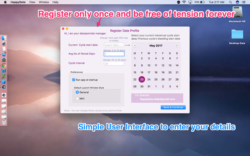 Happy Periods 2.01 for Mac|Mac版下载 | 女性生理期预测