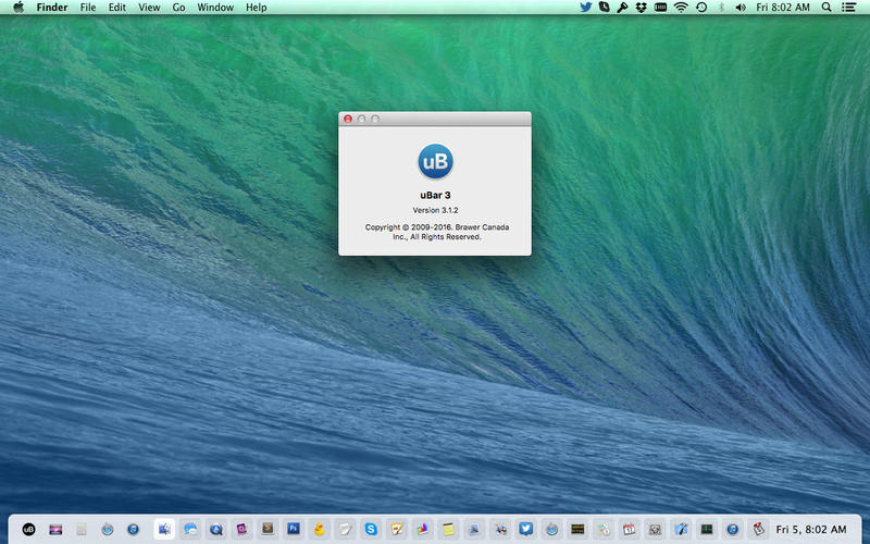 uBar 4.2.1 for Mac|Mac版下载 | windows风格Dock栏