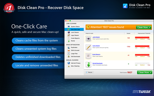 Disk Clean Pro 6.4.0 for Mac|Mac版下载 | 系统清理工具
