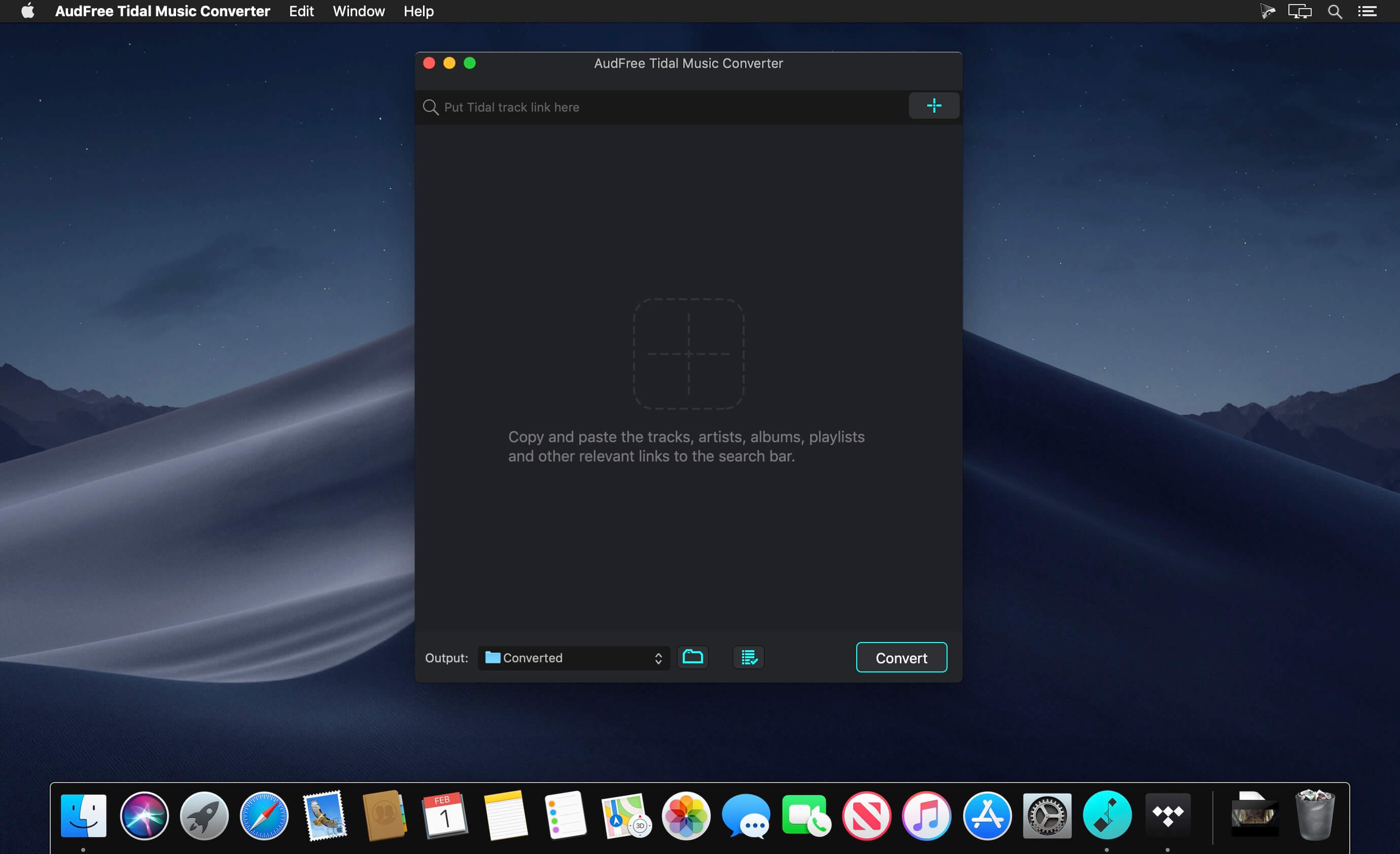 AudFree Tidable Music Converter 2.9.0 for Mac|Mac版下载 | TIDAL音乐下载及转换工具