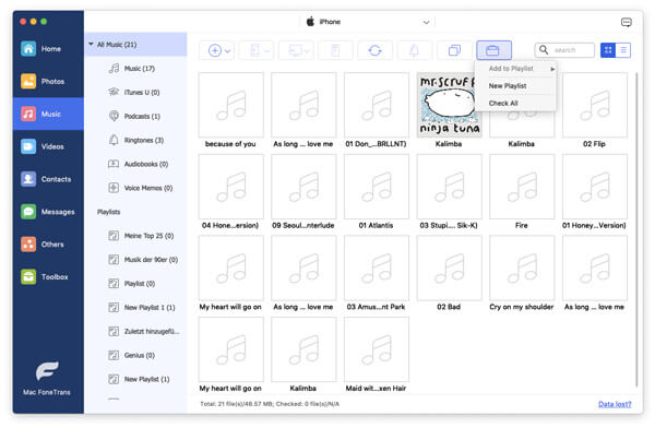 Mac FoneTrans 9.1.52 for Mac|Mac版下载 | iOS数据传输管理软件