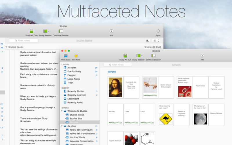 Studies 1.8.5 for Mac|Mac版下载 | 强化记忆学习软件