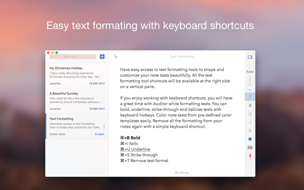 Auditory 1.1.0 for Mac|Mac版下载 | 写作软件