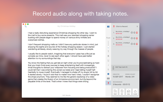 Auditory 1.1.0 for Mac|Mac版下载 | 写作软件