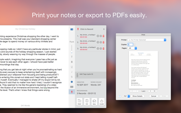 Auditory 1.1.0 for Mac|Mac版下载 | 写作软件