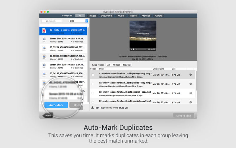Duplicate Finder and Remover 2.1.0 for Mac|Mac版下载 | 重复文件查找及清理