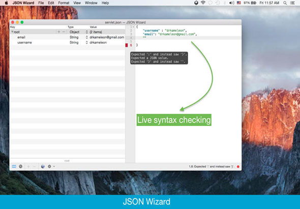 JSON Wizard 1.6 for Mac|Mac版下载 |