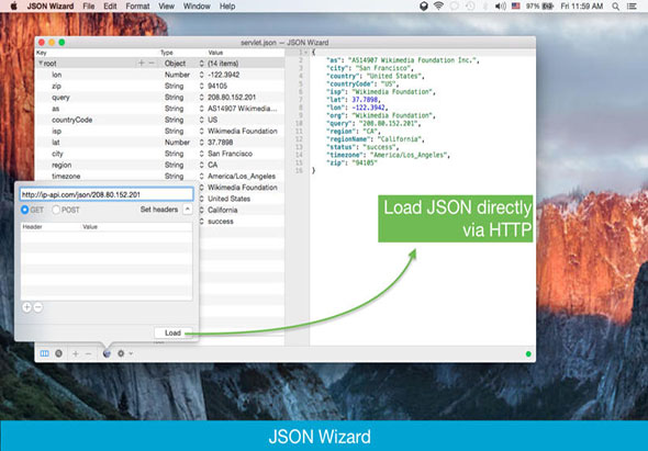 JSON Wizard 1.6 for Mac|Mac版下载 |