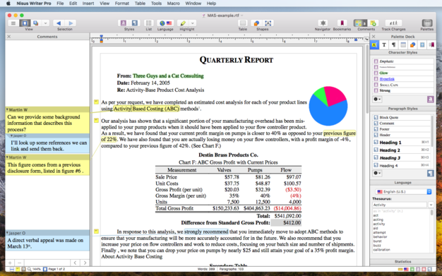 Nisus Writer Pro 3 3.3 for Mac|Mac版下载 | 专业文字处理软件