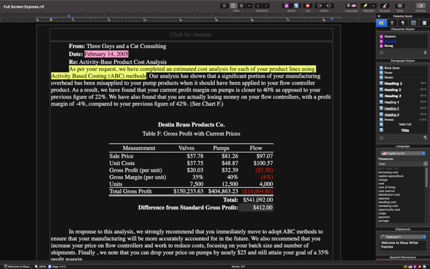 Nisus Writer Express 4.3 for Mac|Mac版下载 | 写作软件