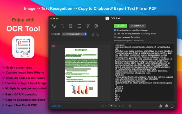 OCR Tool 1.0 for Mac|Mac版下载 | OCR文字识别