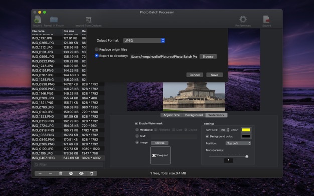 Photo Batch Processor 3.3.0 for Mac|Mac版下载 | 图像批处理工具