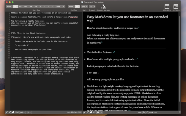 Easy Markdown 1.9.1 for Mac|Mac版下载 | Markdown网页代码编辑软件