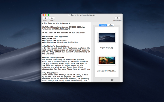Textbundle Editor 1.2.0 for Mac|Mac版下载 | Textbundle编辑器