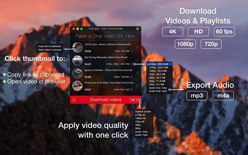 PullTube 1.8.4 for Mac|Mac版下载 | 视频下载工具