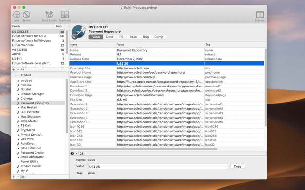 Product Manager 鈥? 2.6.2 for Mac|Mac版下载 | 产品管理软件