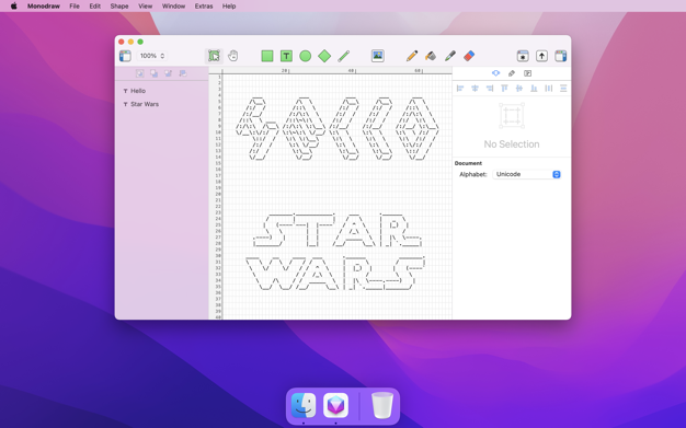 Monodraw 1.6.1 for Mac|Mac版下载 | ASCII图形创作软件