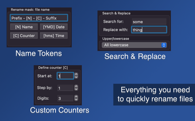Multi Rename Tool 2.4 for Mac|Mac版下载 | 批量重命名工具