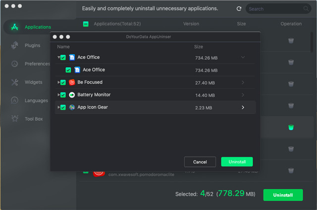 DoYourData AppUninser 5.9 for Mac|Mac版下载 | 应用卸载清理工具