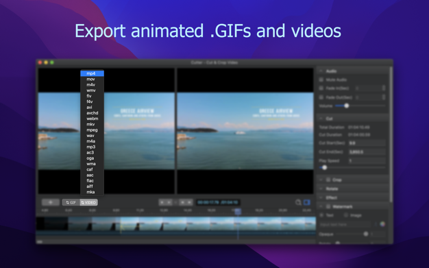 Cutter - Cut & Crop Video 3.1.0 for Mac|Mac版下载 | 视频剪切工具