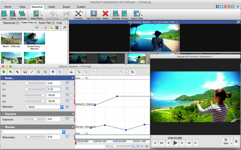 VideoPad Professional 11.69 for Mac|Mac版下载 | 视频编辑软件