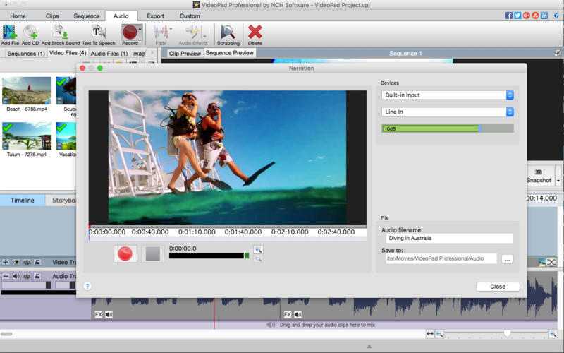 VideoPad Professional 11.69 for Mac|Mac版下载 | 视频编辑软件
