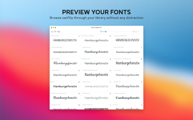 Typeface 3 3.6.0 for Mac|Mac版下载 | 字体管理器