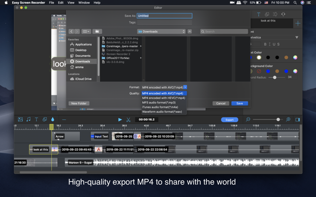 Easy Screen Recorder 4.7.0 for Mac|Mac版下载 | 屏幕录制软件