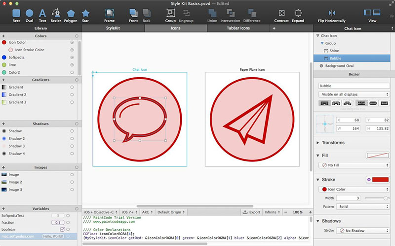PaintCode 3 3.5.4 for Mac|Mac版下载 | APP开发辅助工具