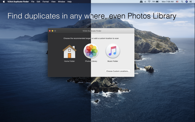 1Click Duplicate Finde鈥猺 2.4.0 for Mac|Mac版下载 | 重复文件清理工具