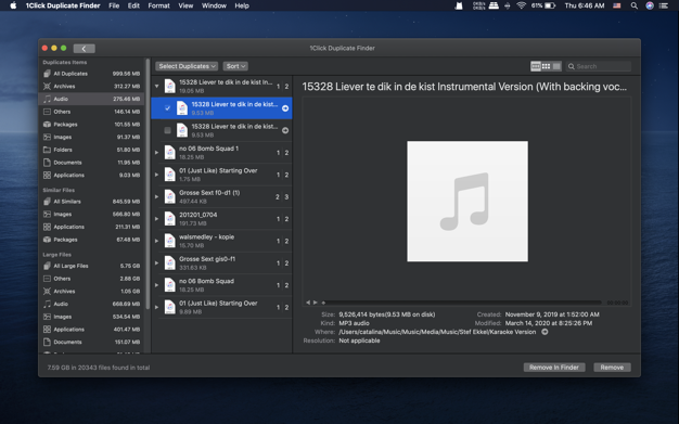 1Click Duplicate Finde鈥猺 2.4.0 for Mac|Mac版下载 | 重复文件清理工具