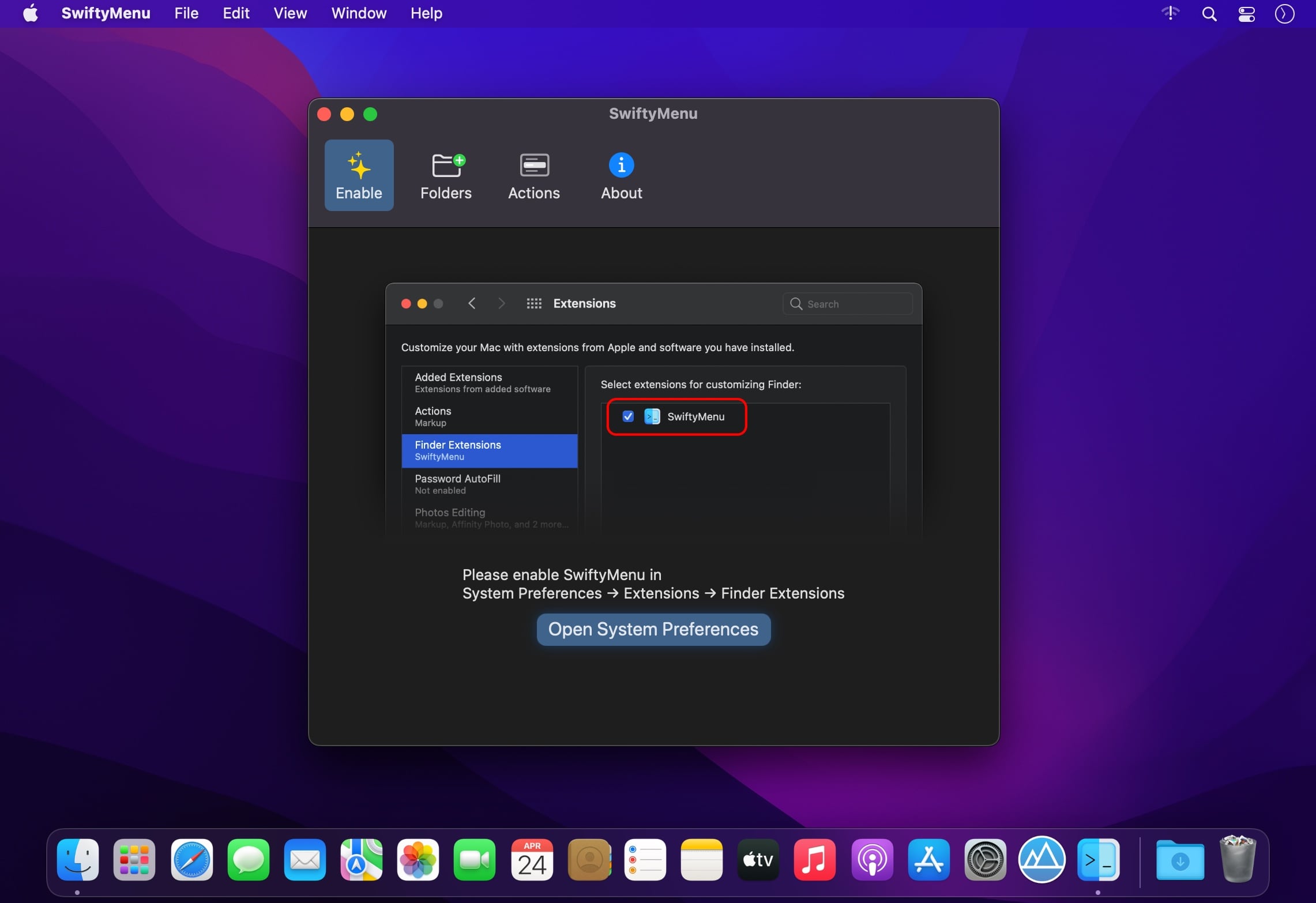 SwiftyMenu 0.7 for Mac|Mac版下载 | 访达增强工具