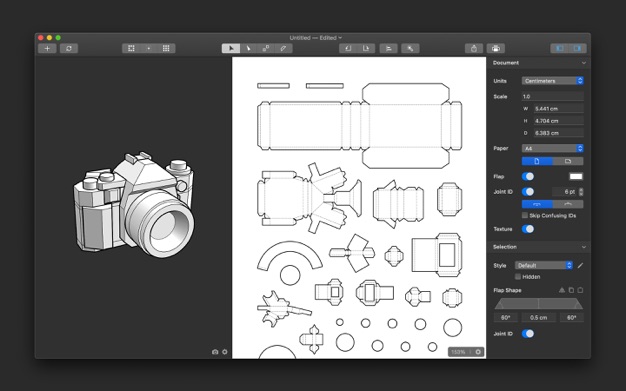 Unfolder 1.10.6 for Mac|Mac版下载 | 3D模型展开工具