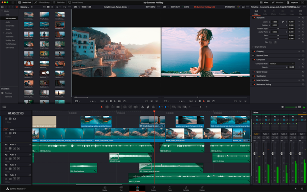 DaVinci Resolve Studi鈥猳 17 17.4.6 for Mac|Mac版下载 | 达芬奇调色软件