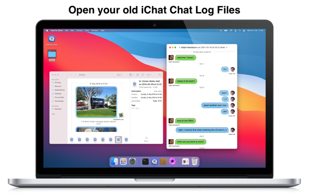 Past for iChat 1.2.6 for Mac|Mac版下载 | iChat聊天日志查看工具