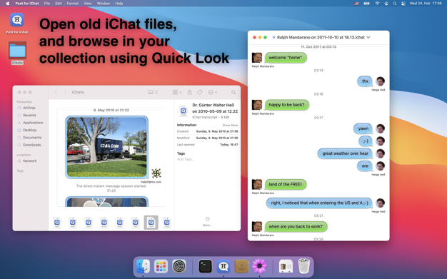 Past for iChat 1.2.6 for Mac|Mac版下载 | iChat聊天日志查看工具