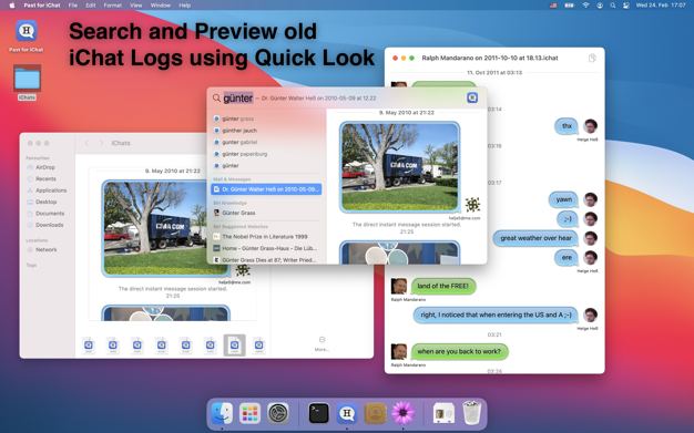 Past for iChat 1.2.6 for Mac|Mac版下载 | iChat聊天日志查看工具