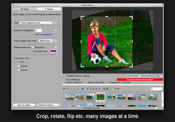 Resize Sense 2.3.3 for Mac|Mac版下载 | 批量图像处理软件