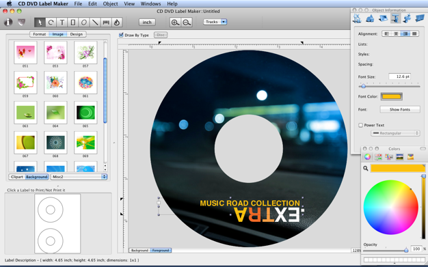 Mac CD DVD Label Maker 2.6.0 for Mac|Mac版下载 | CD、DVD封面制作工具
