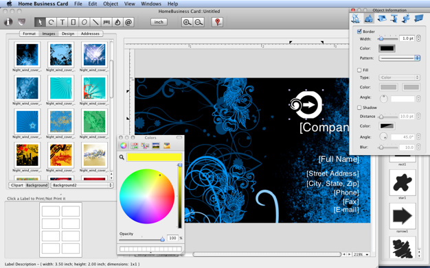 Home Business Card 1.7.0 for Mac|Mac版下载 | 名片设计软件