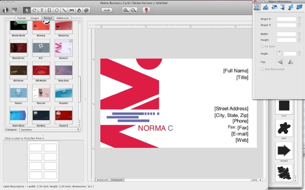 Home Business Card 1.7.0 for Mac|Mac版下载 | 名片设计软件